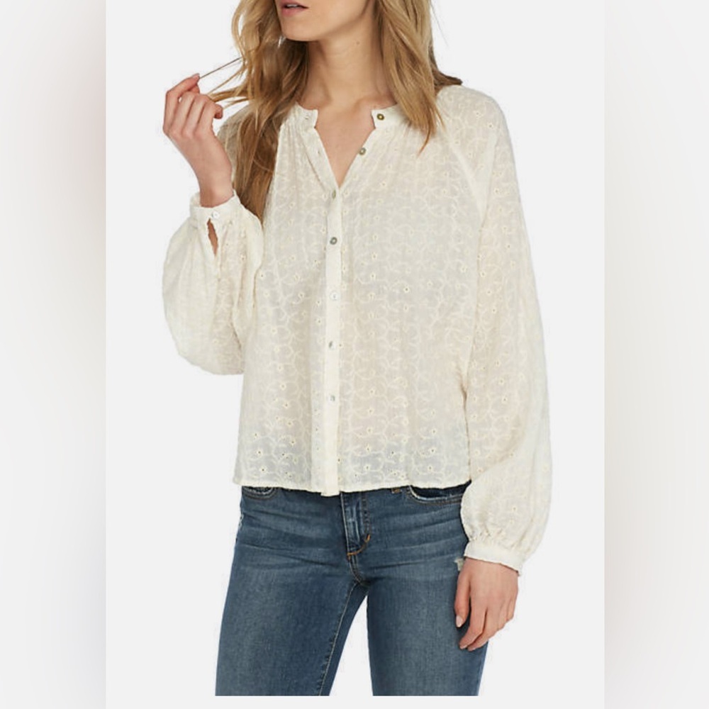 Free People Down From‎ the Clouds White Top